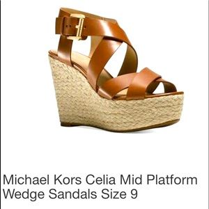 Michael Kors Celia sandals Size 9